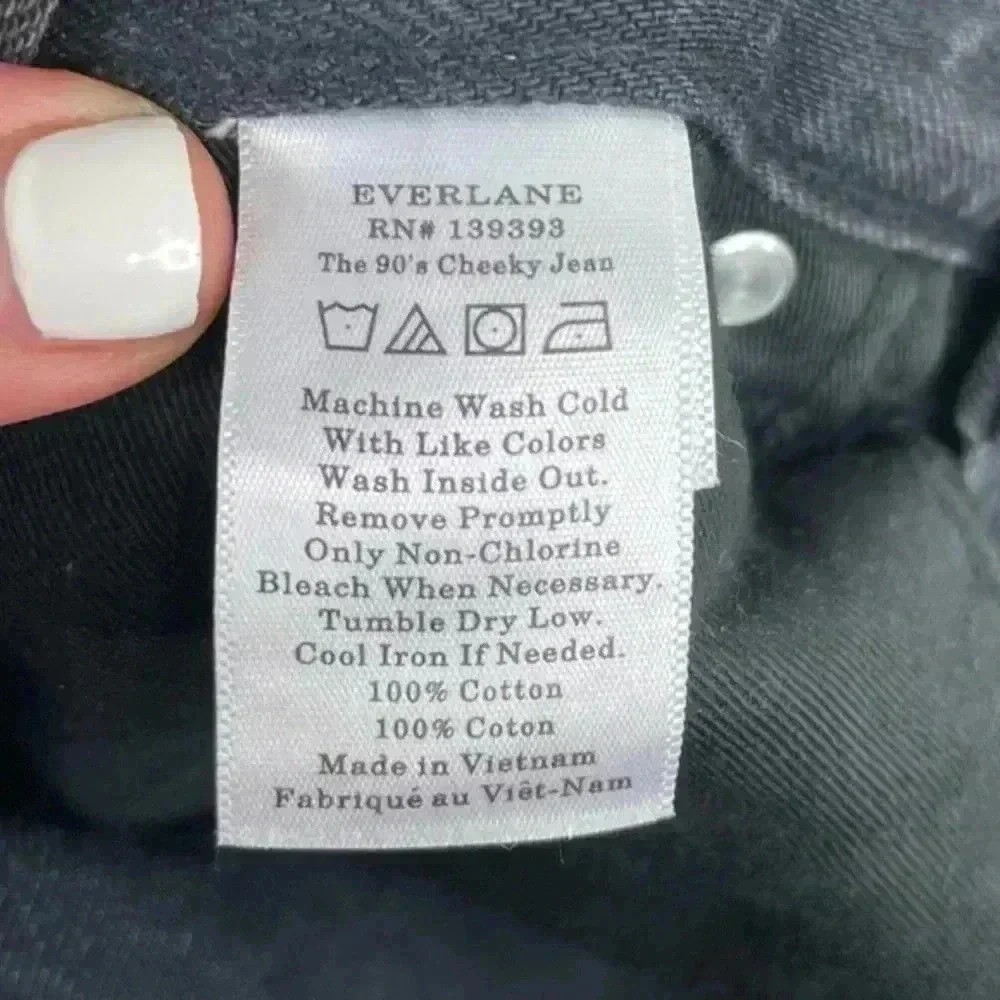 Everlane Dark Wash The 90s Cheeky Straight Leg Ankle Jean - Picture 7 of 7